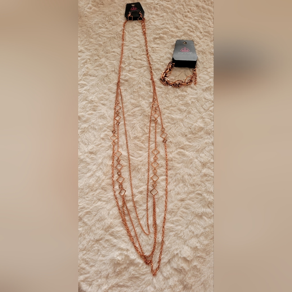 Paparazzi Necklace, Earrings & Bracelet - NWT